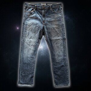Signature by Levi Strauss & Co Slim Straight Blue Denim Jeans Men's Size 40x32